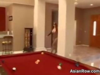 Busty Asian In Lingerie Bounces On A cock