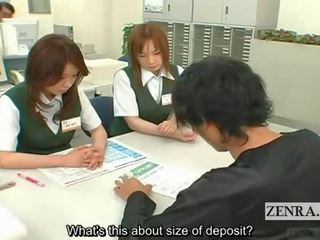 Subtitriem krūtainas japānieši amats birojs peter inspection