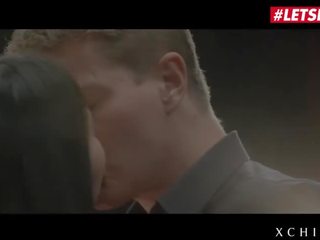 Letsdoeit - hard up Romantic xxx clip With Kinky Interracial Couple