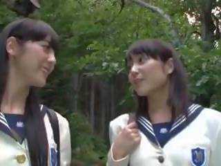 Japonská av lesbičky školačky, volný dospělý film 7b
