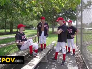 Charming MYLF Callie Brooks Must prepare a Less-Than-Spectacular Baseball Team to Stardom