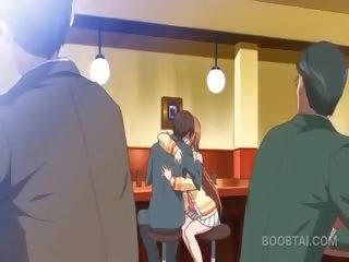 Ruiva anime escola boneca seducing dela ousada professora