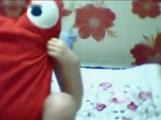 Carina coreano giovane femmina strippaggio giù a mutandine su webcam