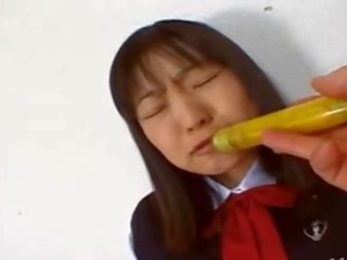 18yo Japanese coed sucking teachers shaft