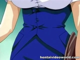 Stunner plays with the rod until hentai cumshot